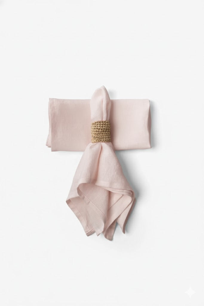 Lona 2'li Keten Kumaş Peçete 45x45 Jojomia Peçete