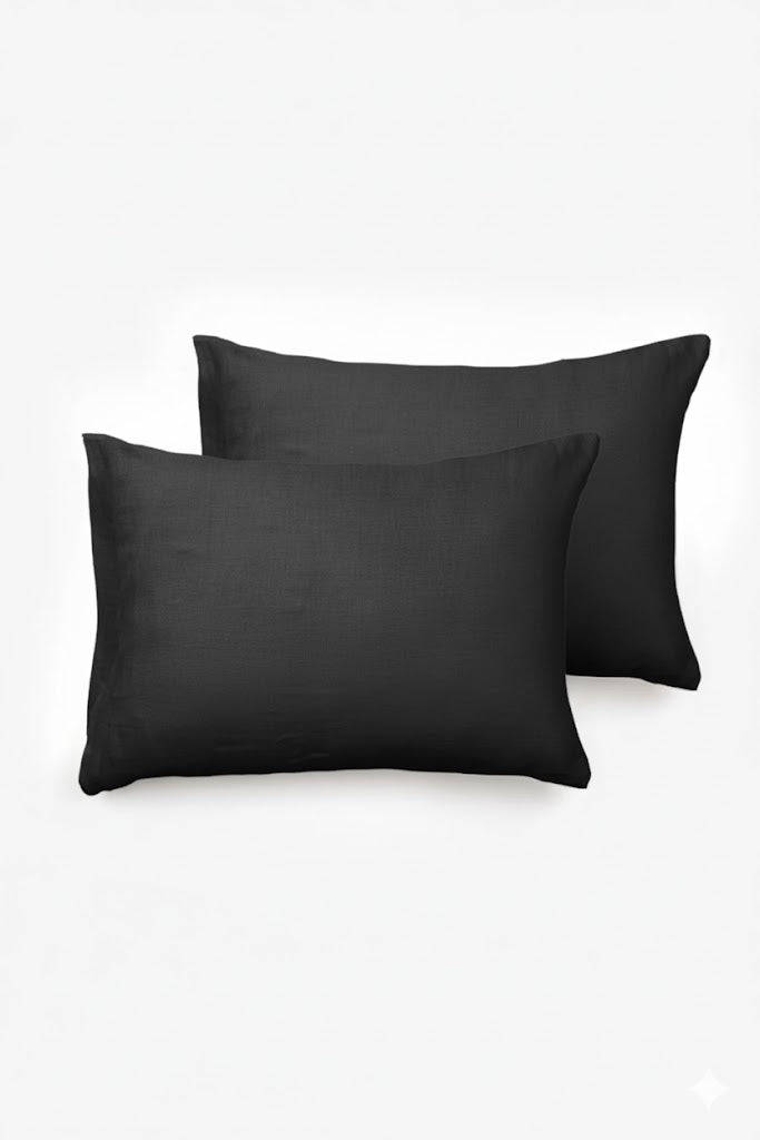 Lona 2'li Keten Yastık Kılıfı 50x70 Jojomia Yastık Kılıfı