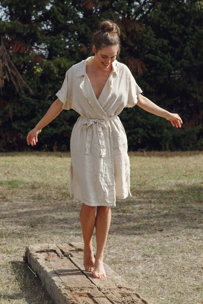 April Kısa Kollu Kadın Kimono