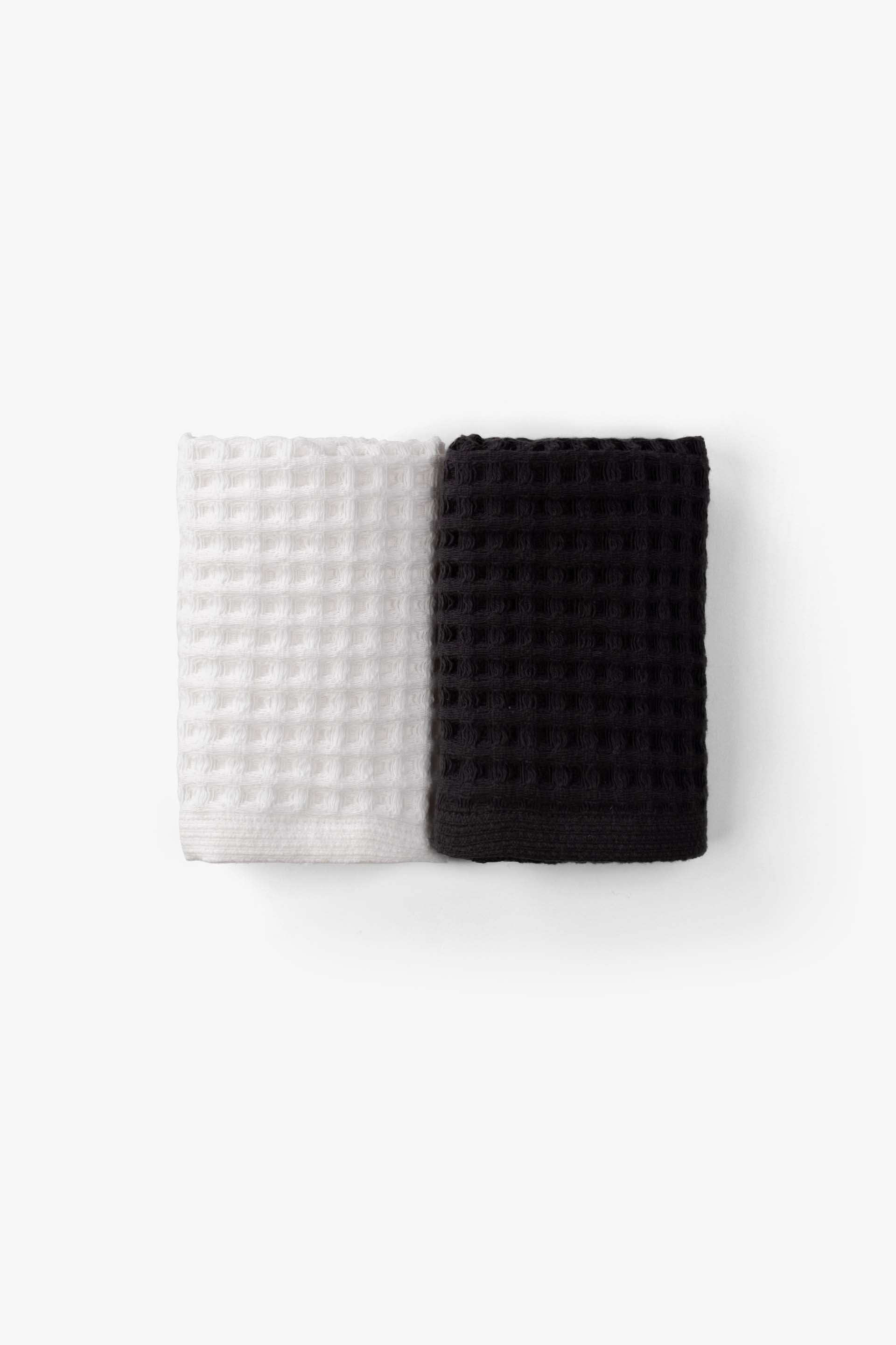 Aqua Line Waffle El Havlusu Seti Antrasit-Beyaz 30x50 Jojomia El Havlusu
