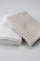 Aqua Line Waffle Yüz Havlusu Seti Krem-Beyaz 50x90 Jojomia Yüz Havlusu