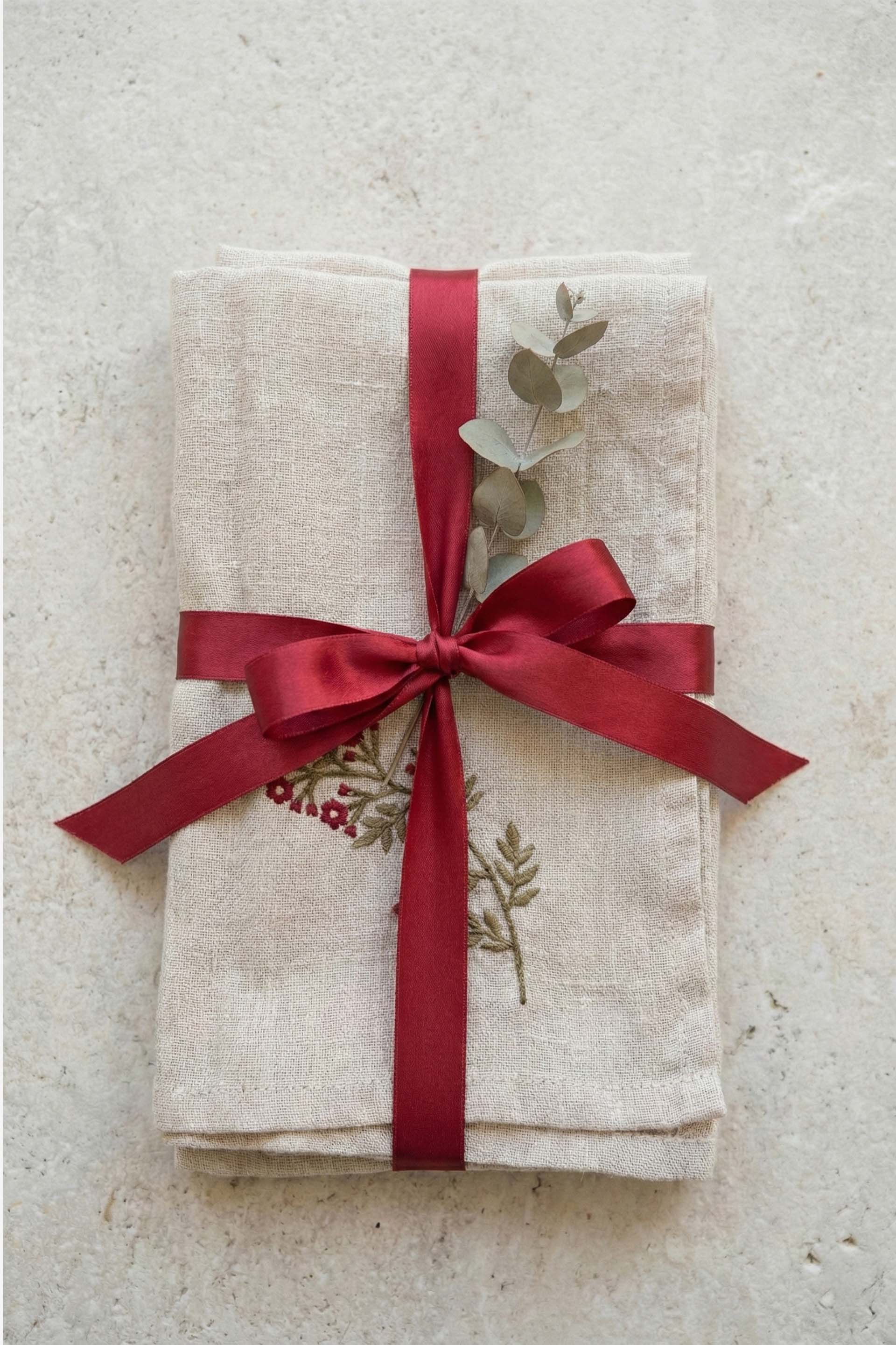 Hermes 2'li Peçete Nakışlı Jojomia