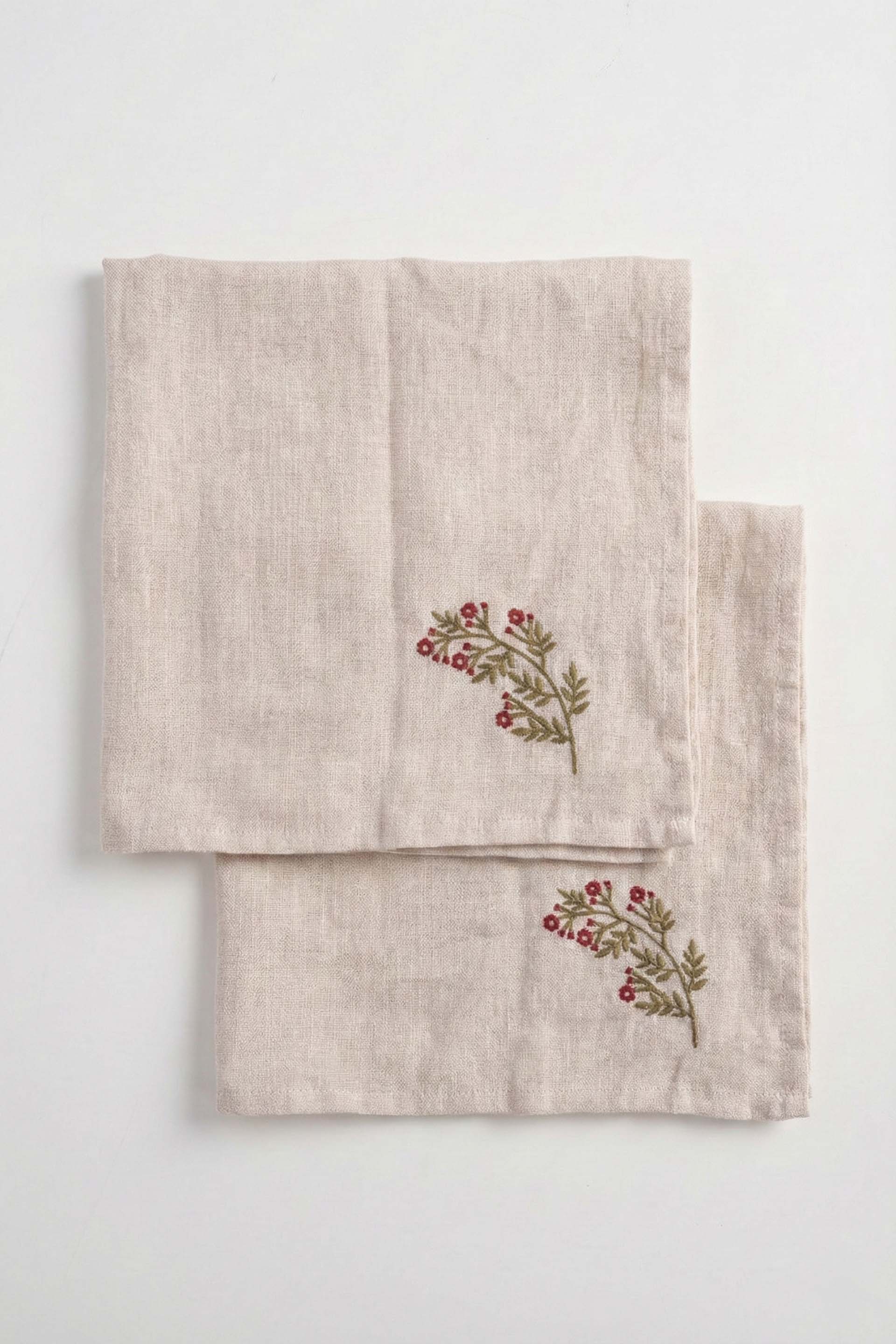 Hermes 2'li Peçete Nakışlı Jojomia