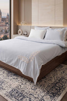Terra Nevresim Takımı Mavi Taş 240x220 Jojomia