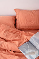 Lavinia Nevresim Takımı Somon 240x220 Jojomia