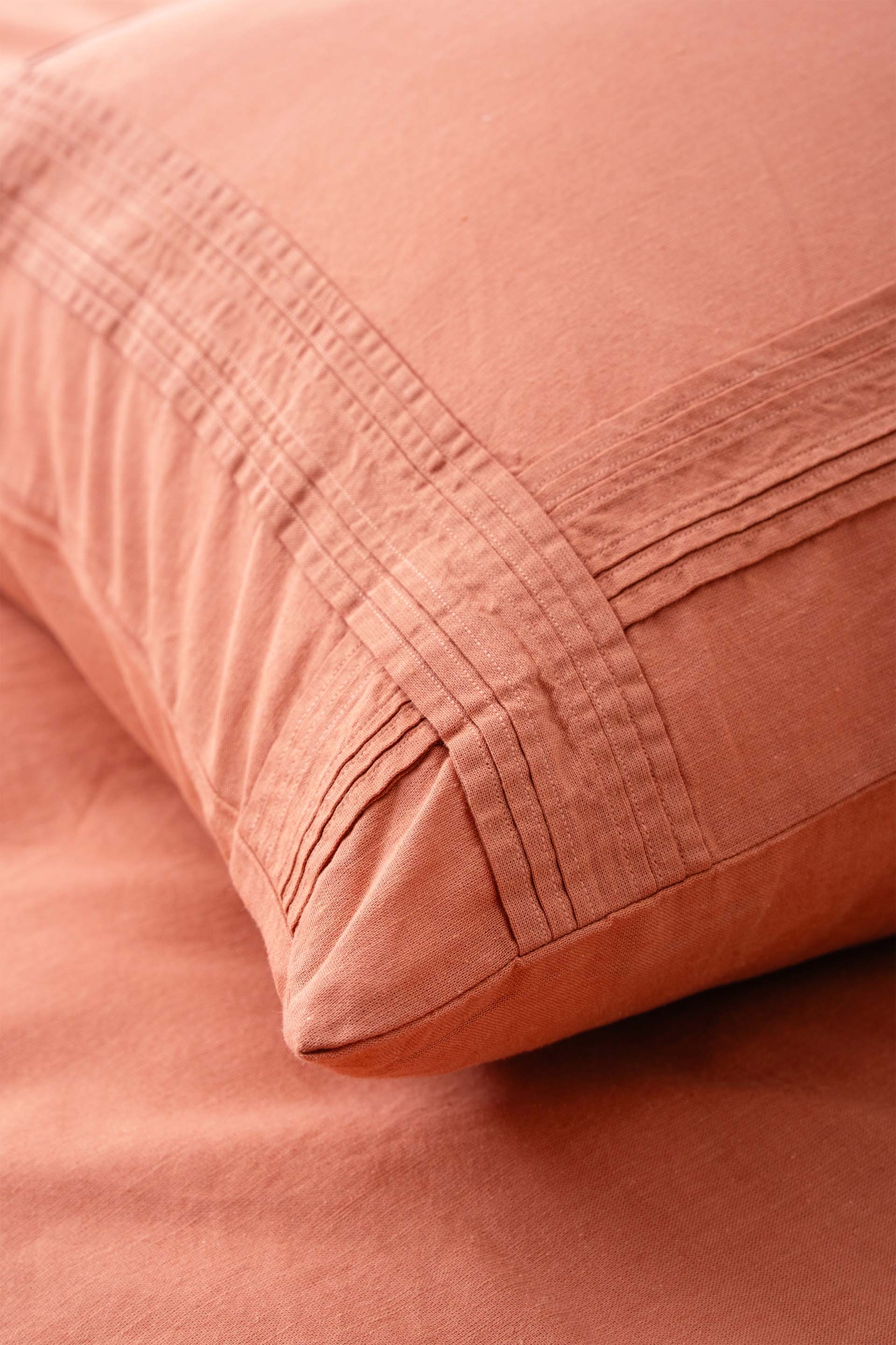 Lavinia Nevresim Takımı Somon 240x220 Jojomia