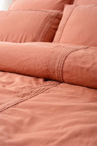 Lavinia Nevresim Takımı Somon 240x220 Jojomia