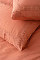 Lavinia Nevresim Takımı Somon 240x220 Jojomia