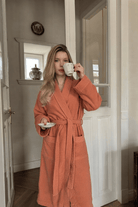 Lavinia Unisex Bornoz – TENCEL™ & Pamuk Karışımı Jojomia Bornoz