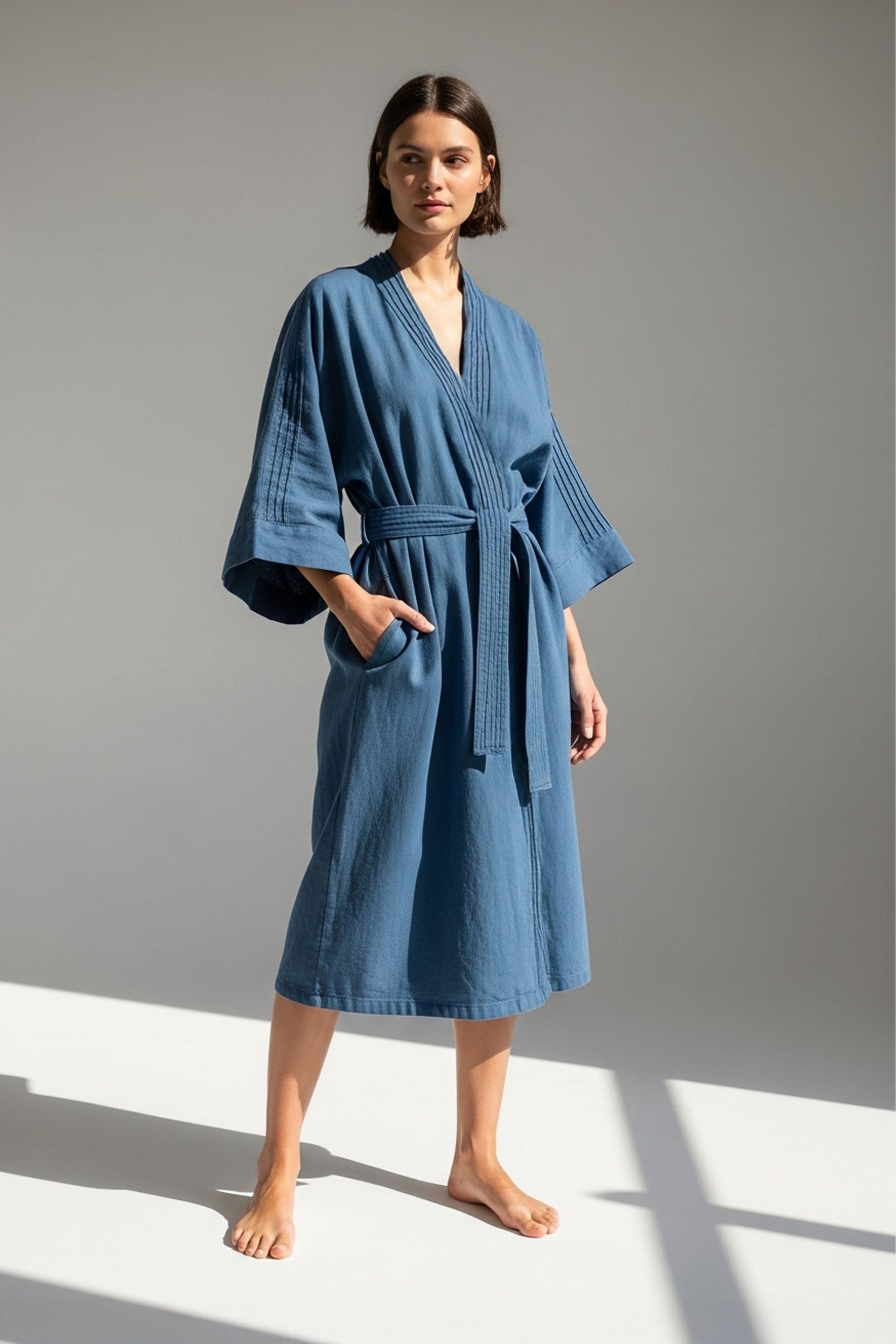 Lavinia Uzun Kollu Kadın Kimono Jojomia Kimono