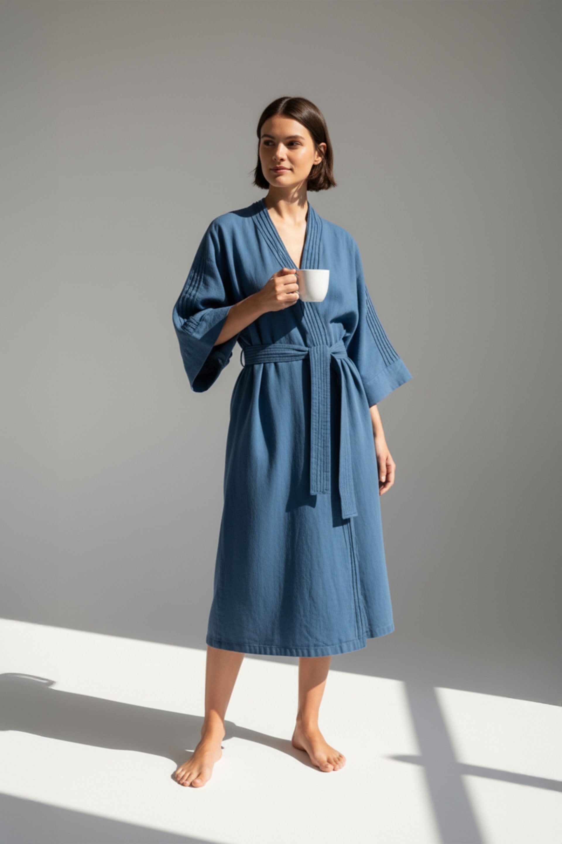 Lavinia Uzun Kollu Kadın Kimono Jojomia Kimono