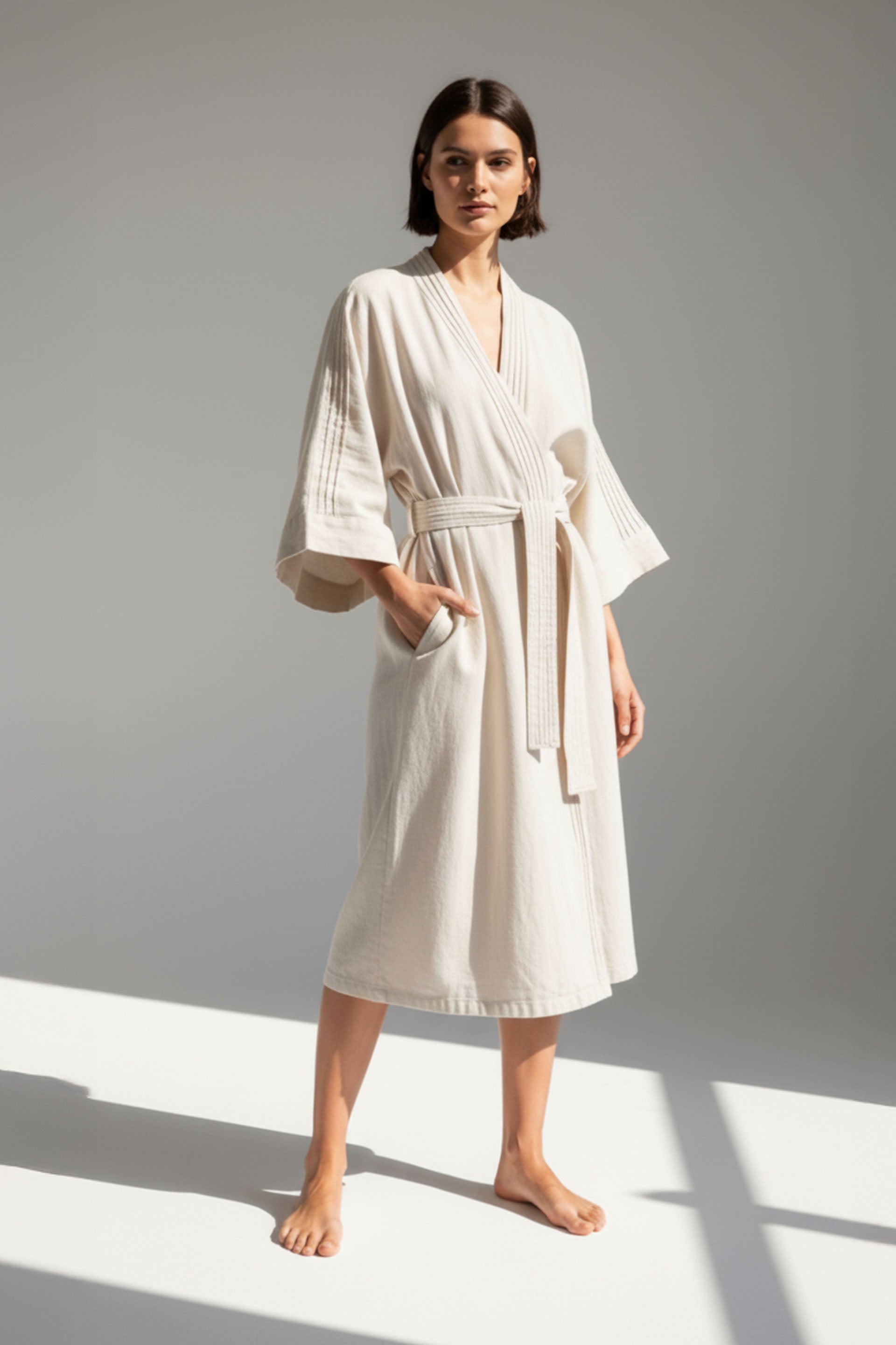 Lavinia Uzun Kollu Kadın Kimono Jojomia Kimono