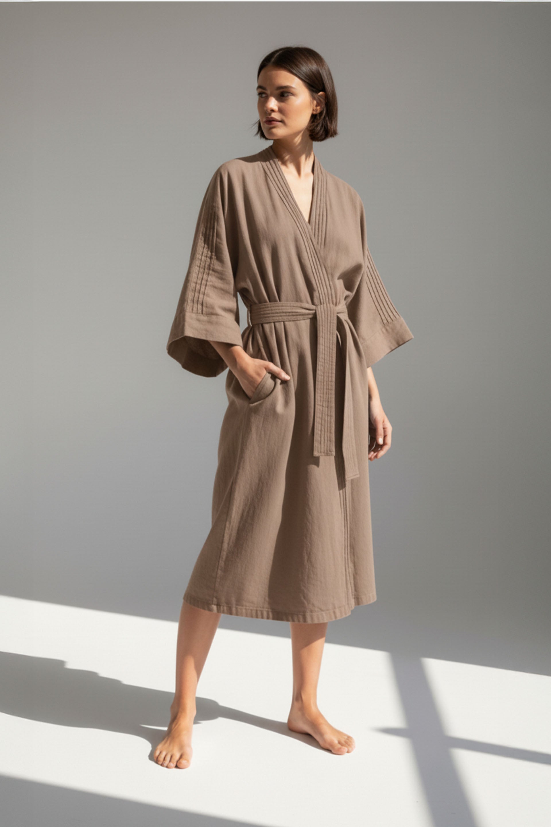 Lavinia Uzun Kollu Kadın Kimono Jojomia Kimono