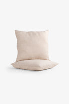 Lona Keten Düğmeli Kırlent Kılıfı 2'li 40x40 Jojomia Kırlent Kılıfı