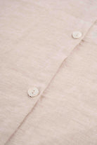 Lona Keten Düğmeli Kırlent Kılıfı 2'li 40x40 Jojomia Kırlent Kılıfı