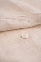 Lona Keten Düğmeli Kırlent Kılıfı 2'li 40x40 Jojomia Kırlent Kılıfı