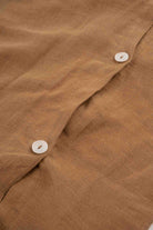 Lona Keten Düğmeli Kırlent Kılıfı 2'li 40x40 Jojomia Kırlent Kılıfı