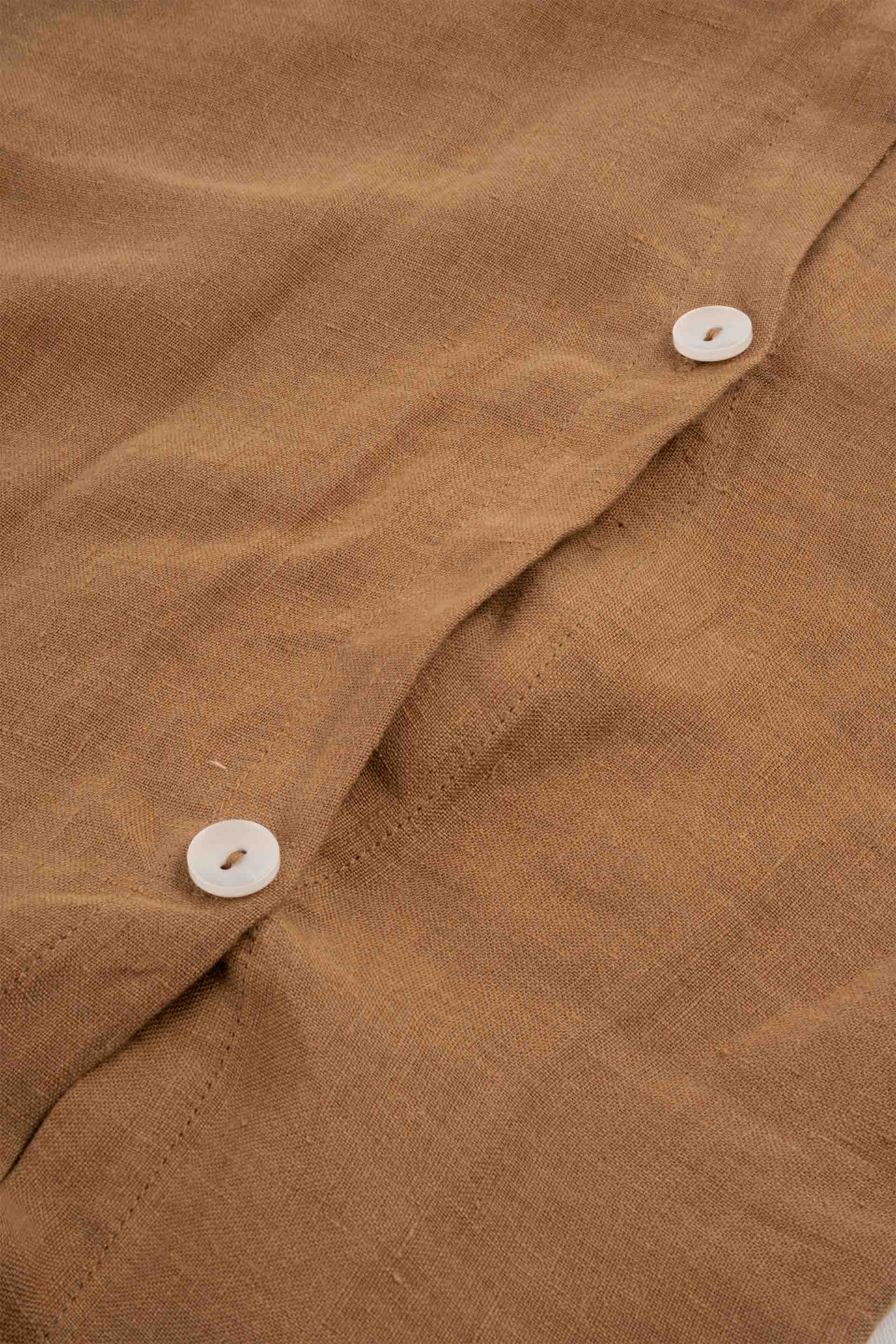 Lona Keten Düğmeli Kırlent Kılıfı 2'li 40x40 Jojomia Kırlent Kılıfı