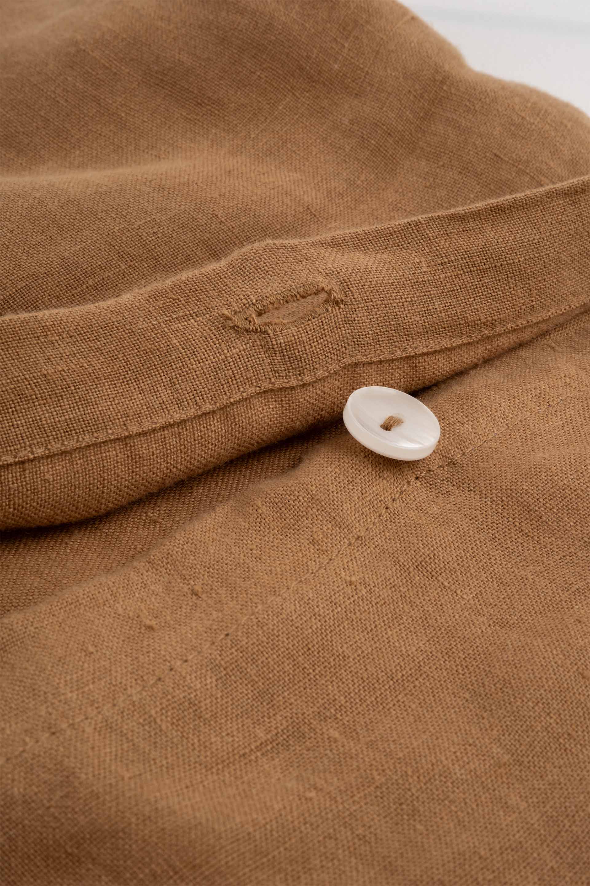 Lona Keten Düğmeli Kırlent Kılıfı 2'li 40x40 Jojomia Kırlent Kılıfı