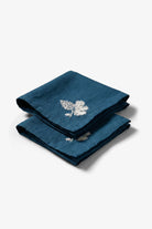 Lona 2'li Keten Peçete Kozalak Nakışlı Jojomia Peçete