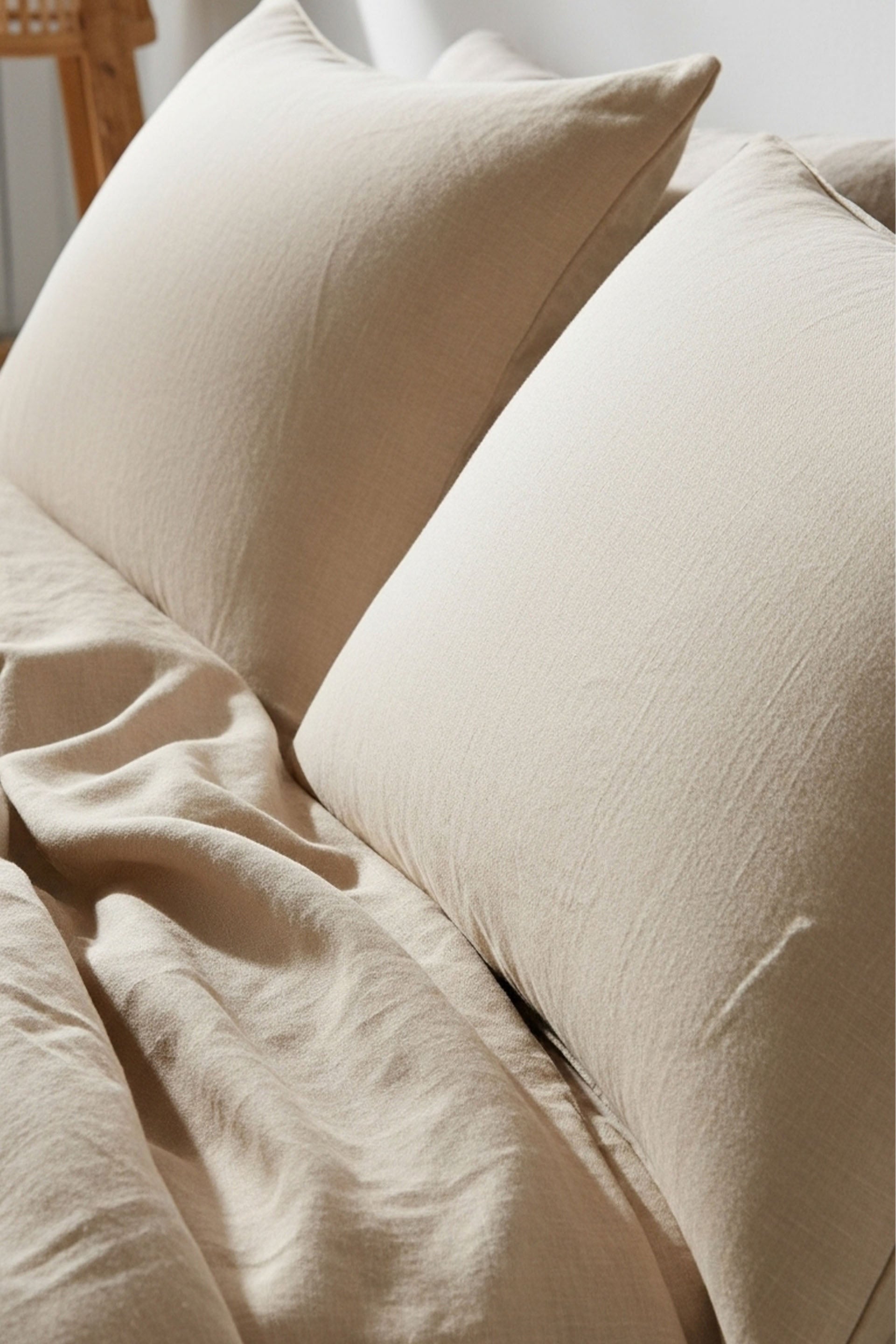 Lona 2'li Keten Yastık Kılıfı 50x70 Jojomia Yastık Kılıfı