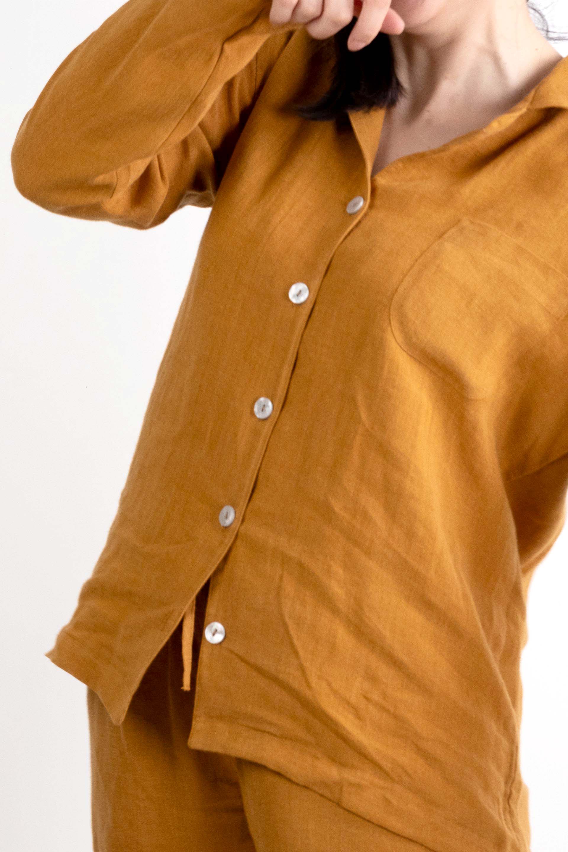 Lona Kadın Keten Pijama Takımı Jojomia