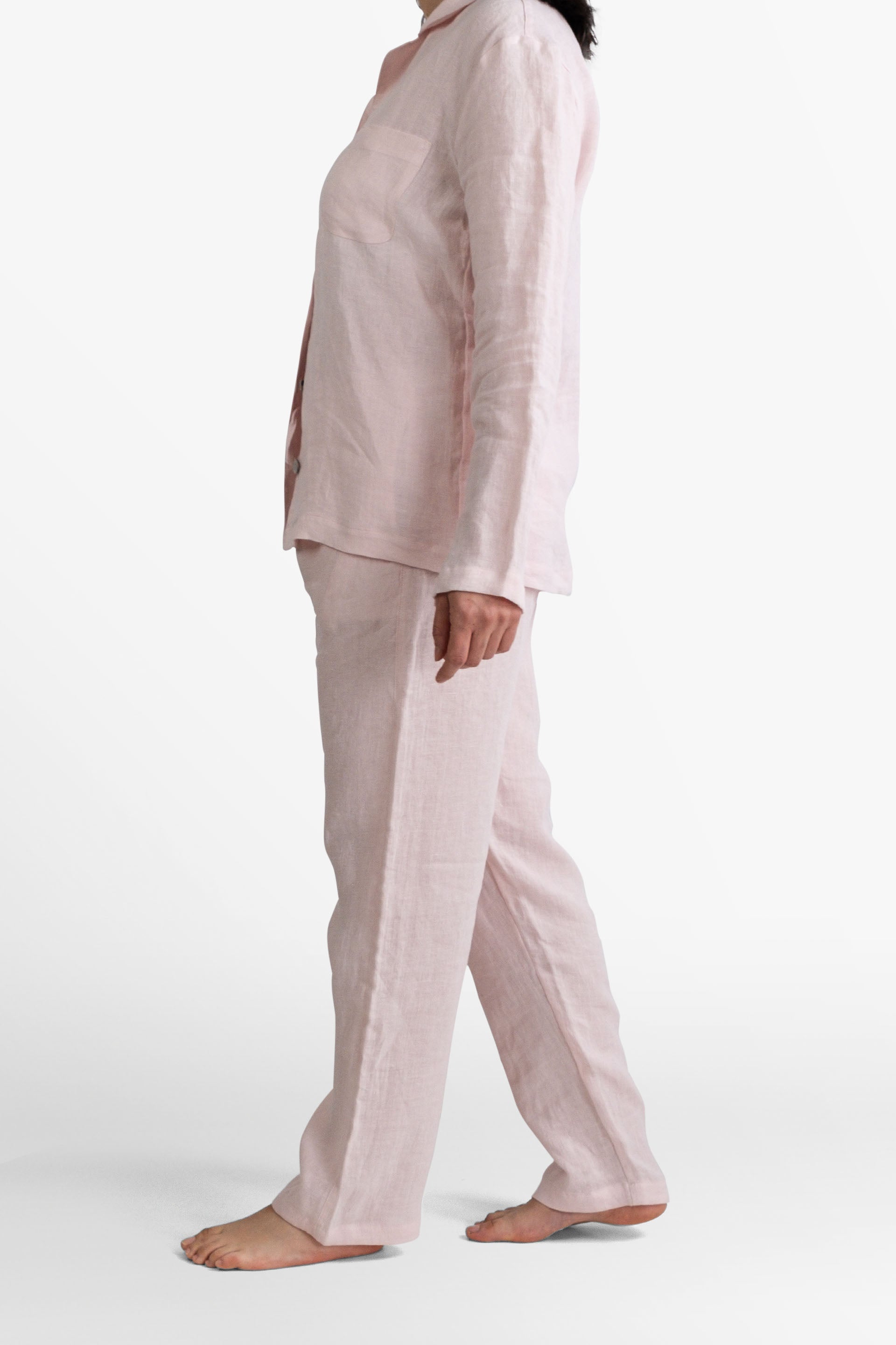 Lona Kadın Keten Pijama Takımı Jojomia