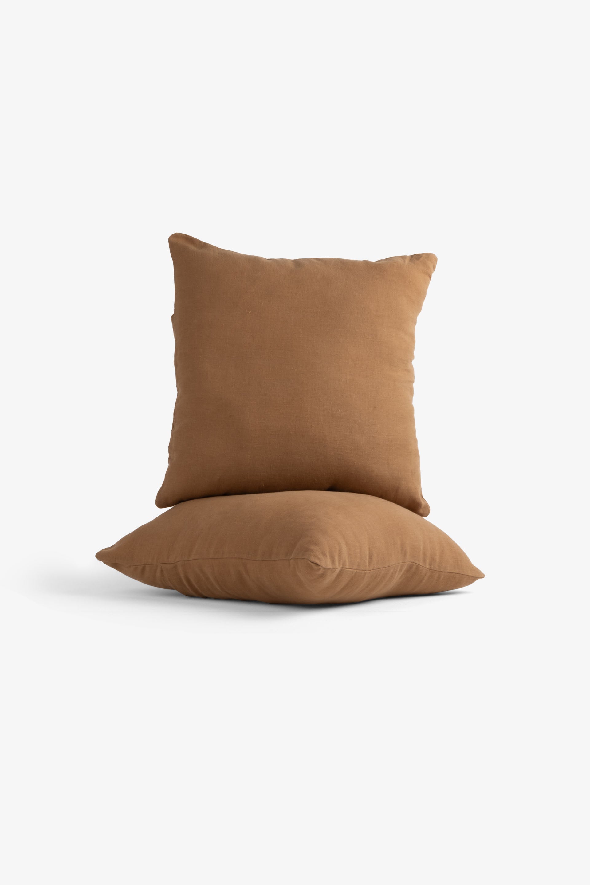 Lona 2'li Keten Düğmeli Kırlent Kılıfı 40x40 Jojomia Kırlent Kılıfı