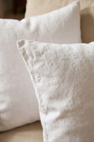 Lona Keten Düğmeli Kırlent Kılıfı 2'li 40x40 Jojomia Kırlent Kılıfı