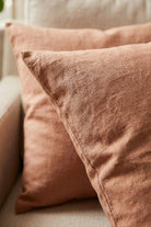 Lona Keten Düğmeli Kırlent Kılıfı 2'li 40x40 Jojomia Kırlent Kılıfı