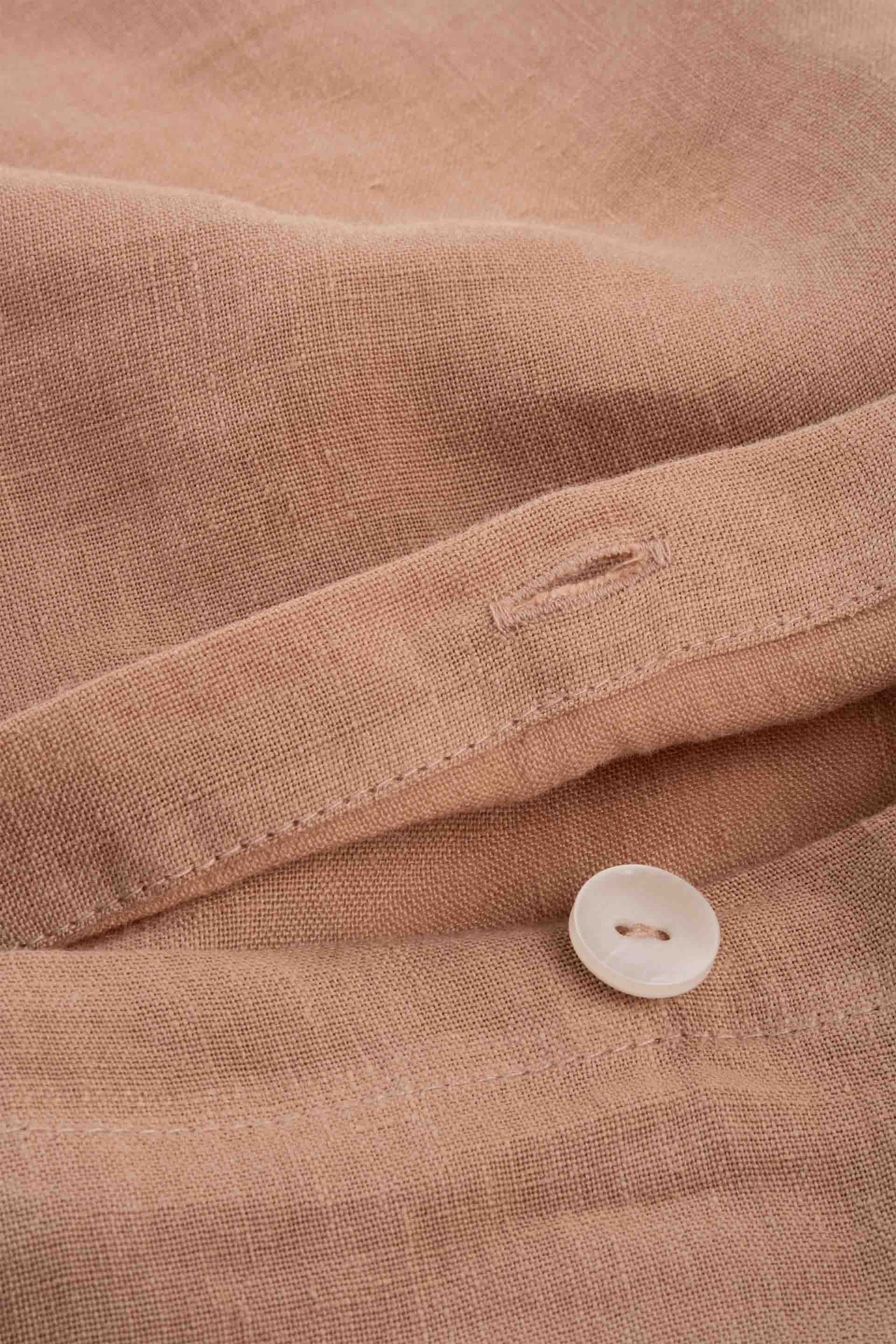 Lona 2'li Keten Düğmeli Kırlent Kılıfı 40x40 Jojomia Kırlent Kılıfı