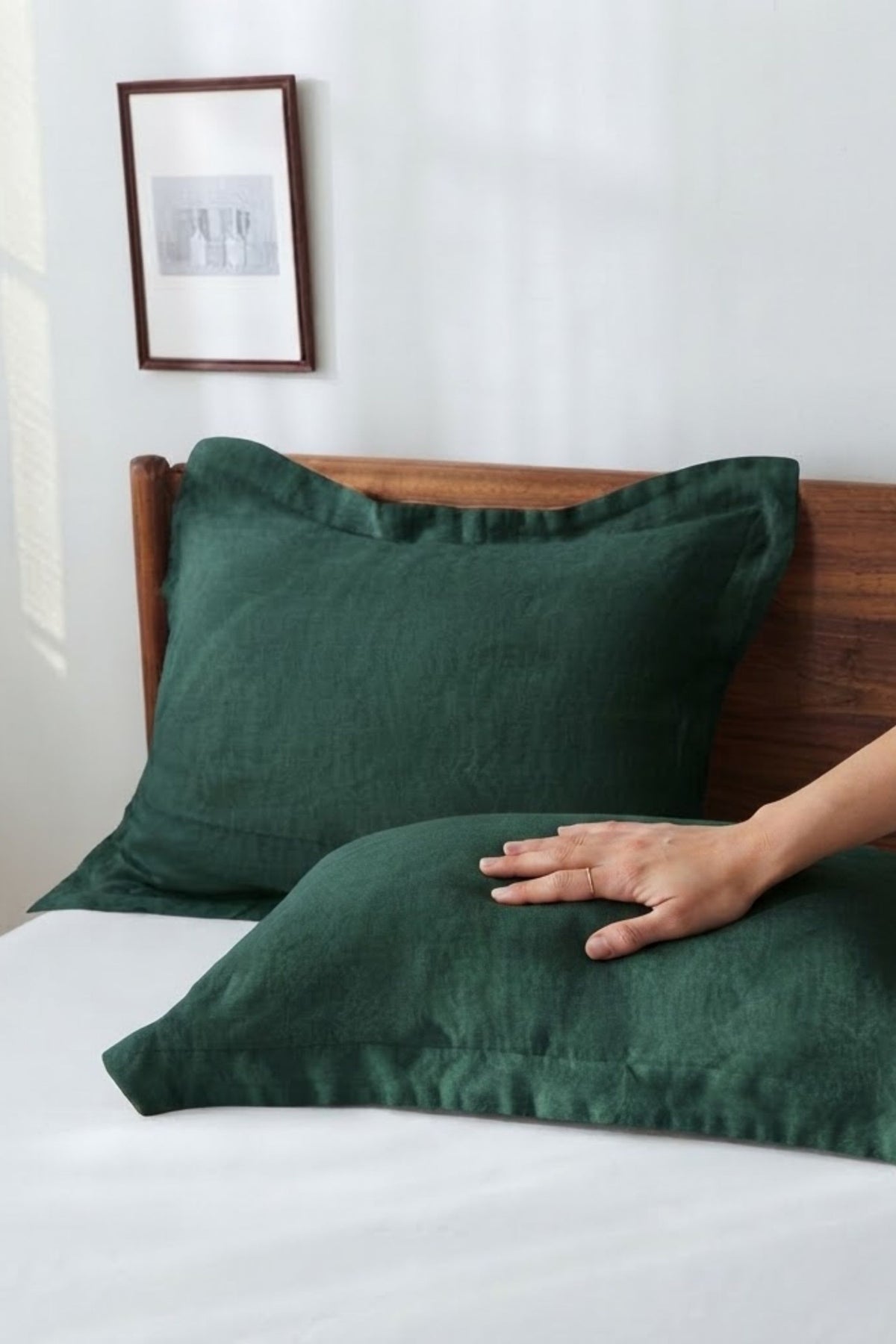 Lona Oxford Yastık Kılıfı | 60×80 cm | %100 Keten Jojomia Yastık Kılıfı