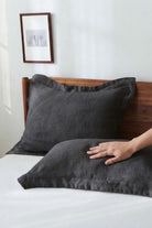 Lona Oxford Yastık Kılıfı | 60×80 cm | %100 Keten | Tekli Jojomia Yastık Kılıfı