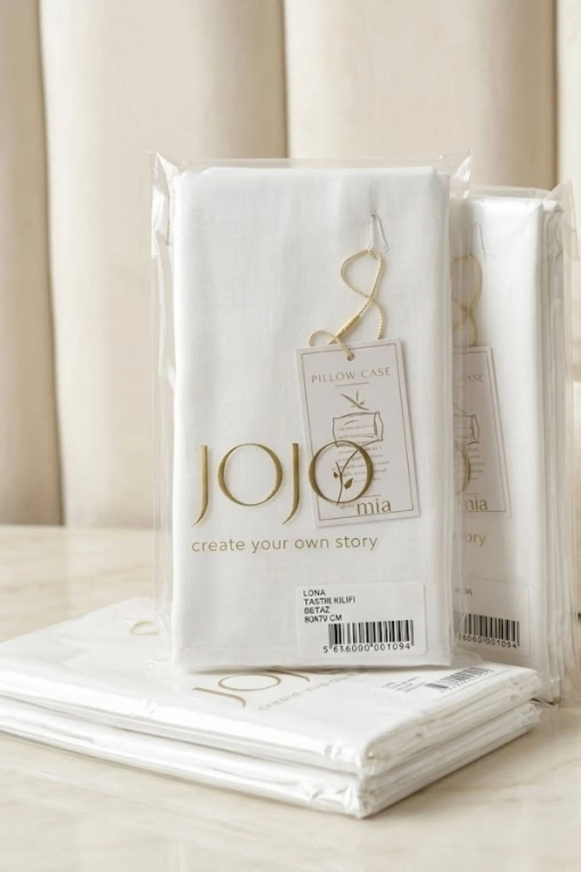 Lona 2'li Keten Yastık Kılıfı 50x70 Jojomia Yastık Kılıfı