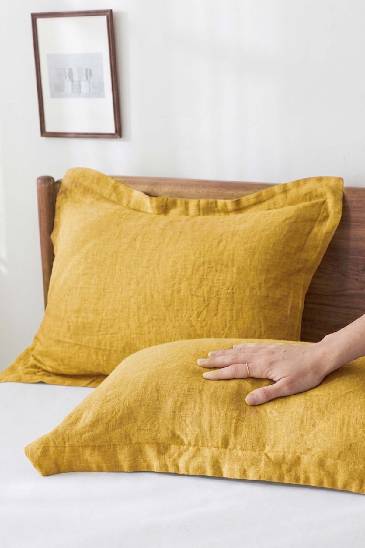 Lona Oxford Yastık Kılıfı | 60×80 cm | %100 Keten Jojomia Yastık Kılıfı