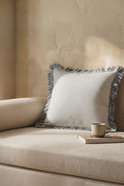 Lyra Saçaklı Kırlent Kılıfı 45x45 Jojomia Kırlent Kılıfı