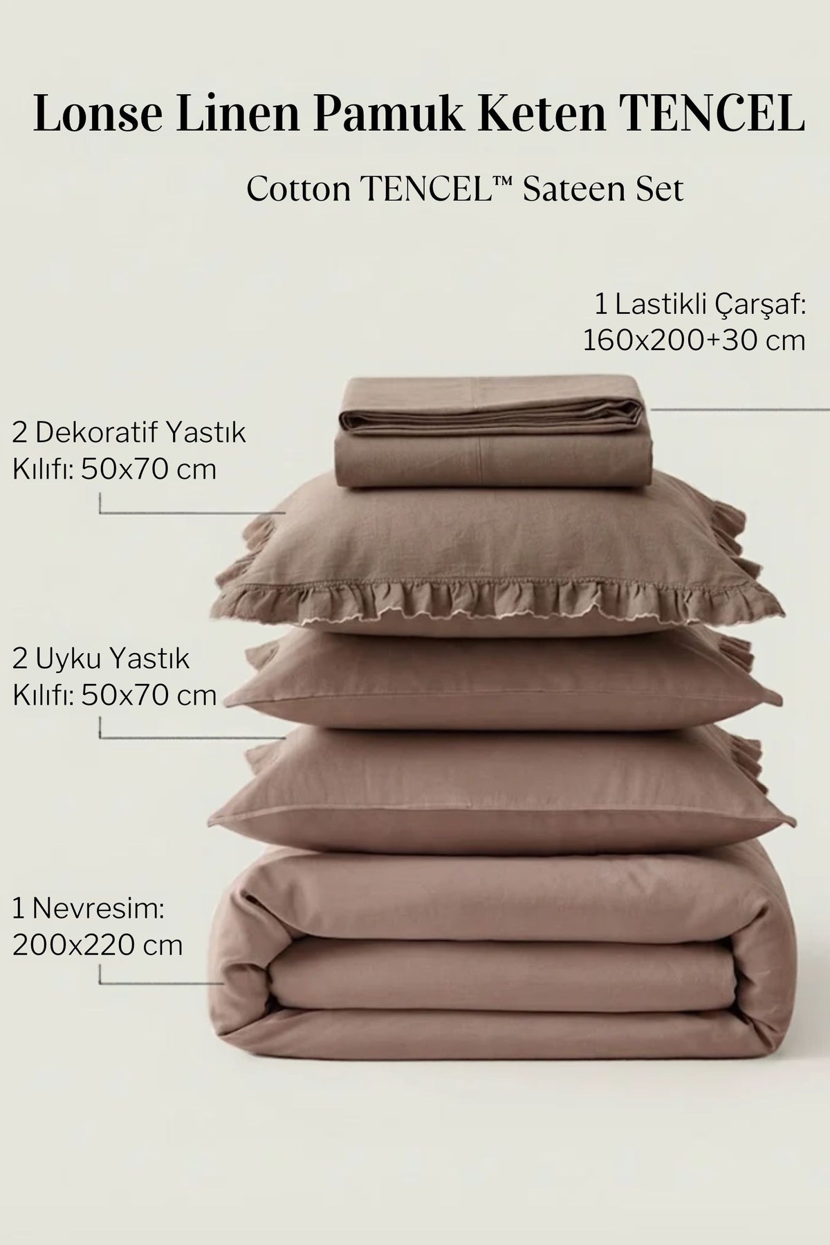 Nina Nevresim Takımı 200x220 Jojomia Nevresim Takımı