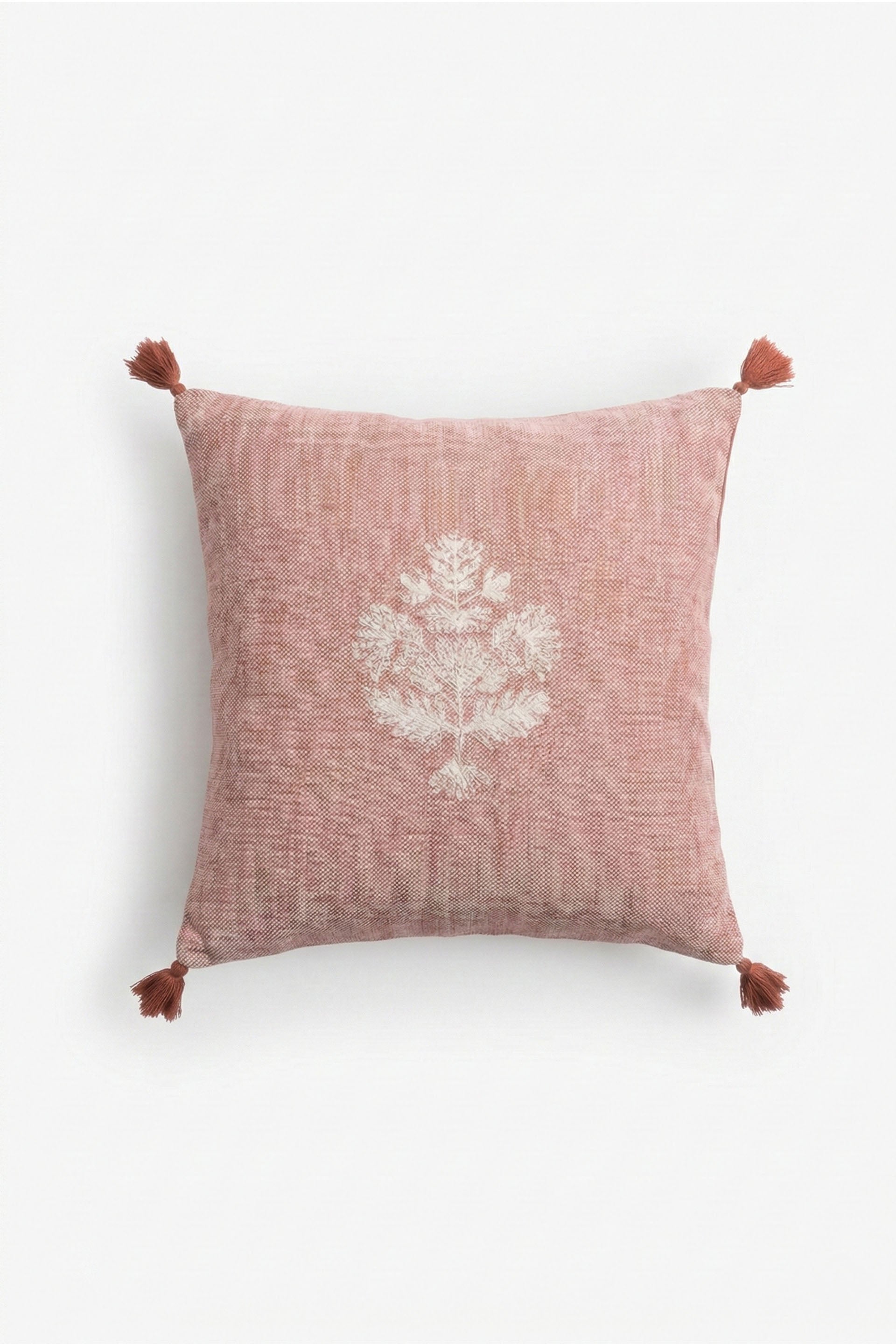 Nysa Nakış Detaylı Ponponlu Dekoratif Kırlent Kılıfı 45x45 Jojomia Kırlent Kılıfı