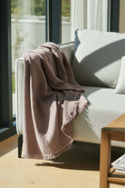 Odin Püsküllü Throw Koltuk Şalı Battaniyesi Jojomia Koltuk Şalı