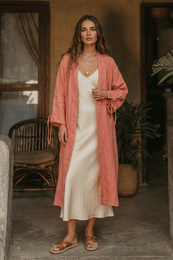 Sofia Uzun Kollu Kadın Kimono stil görseli
